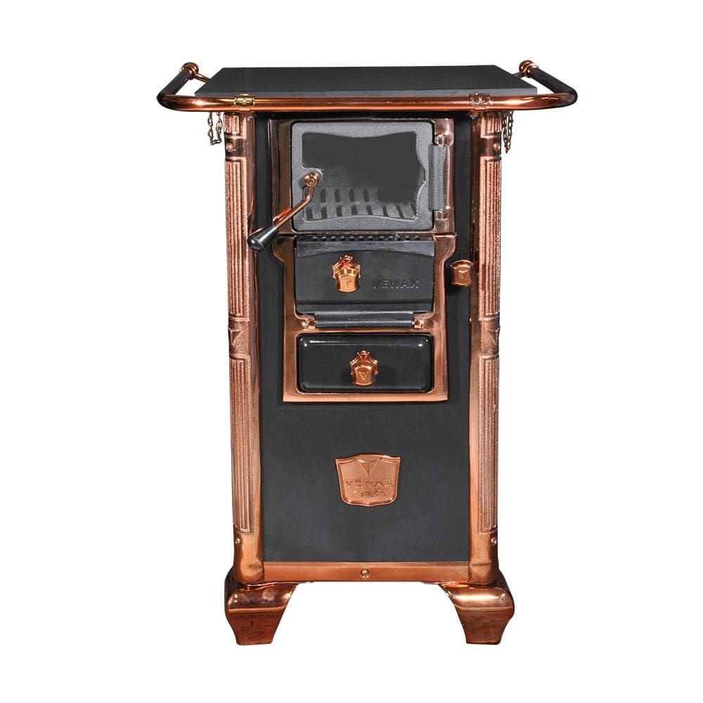 Fogao a Lenha Venax n 00 Princess Preto Rose Gold