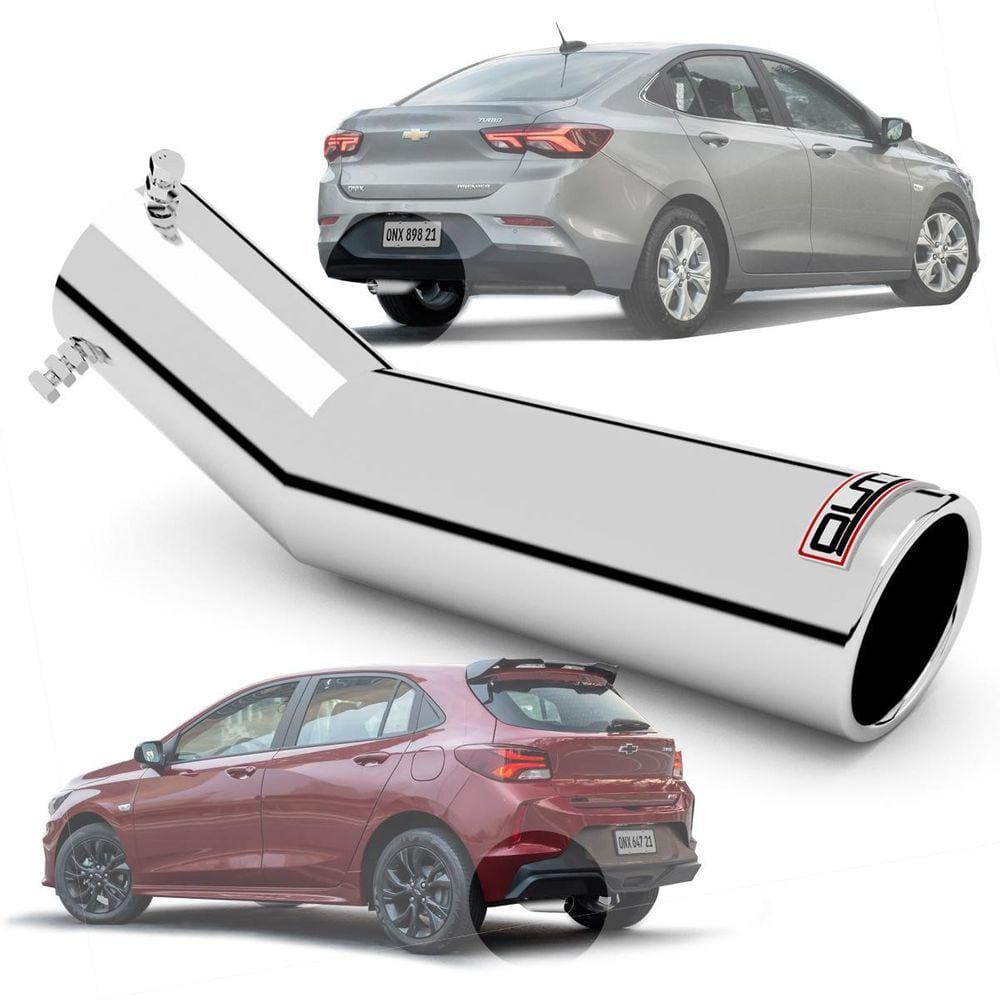 Ponteira De Escapamento Esportivo Outs Onix 2020 Outs Parts