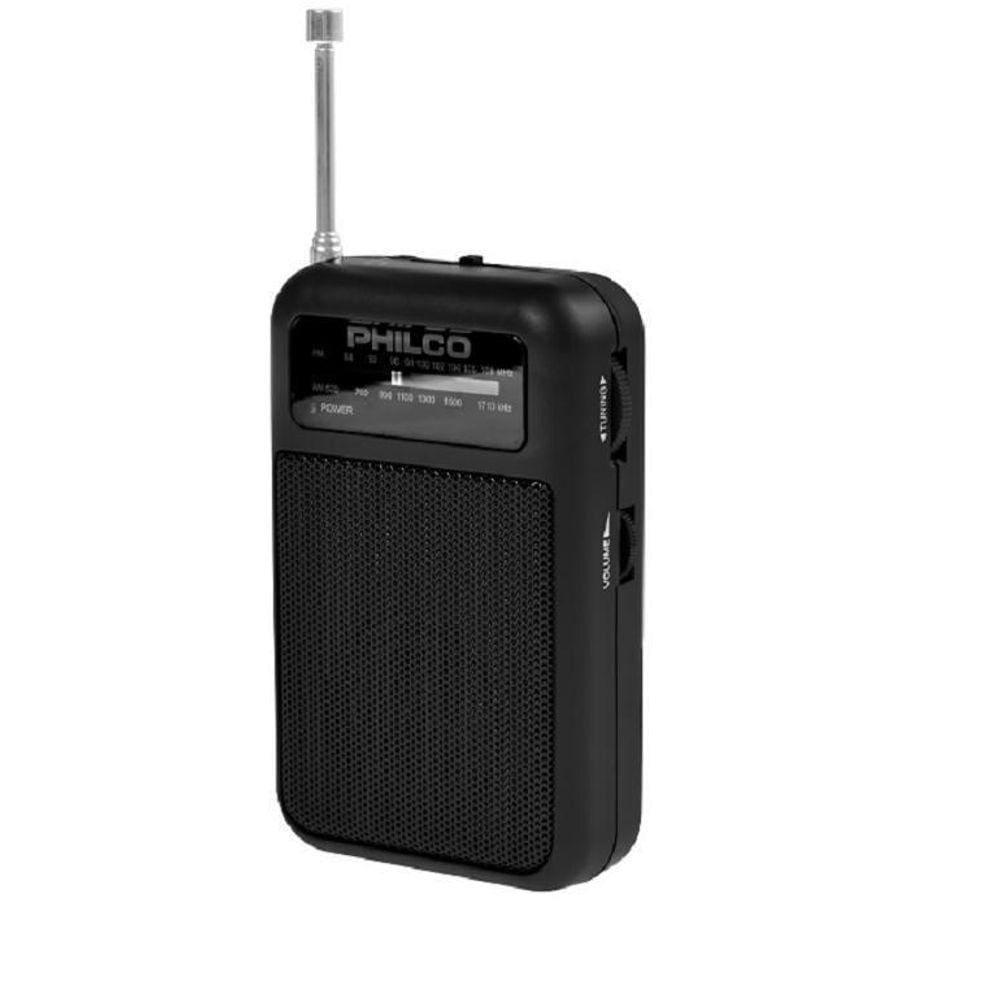 Rádio Philco Am/Fm Portátil Alto-Falante Embutido E Antena