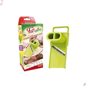 Fatiador De Alho Gengibre Temperos Filetador Ralador Cozinha Fat`Alho
