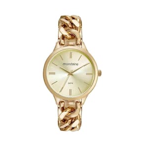 Relógio Mondaine Dourado Fem. 32591LPMVDM1 - Analógico, Aço