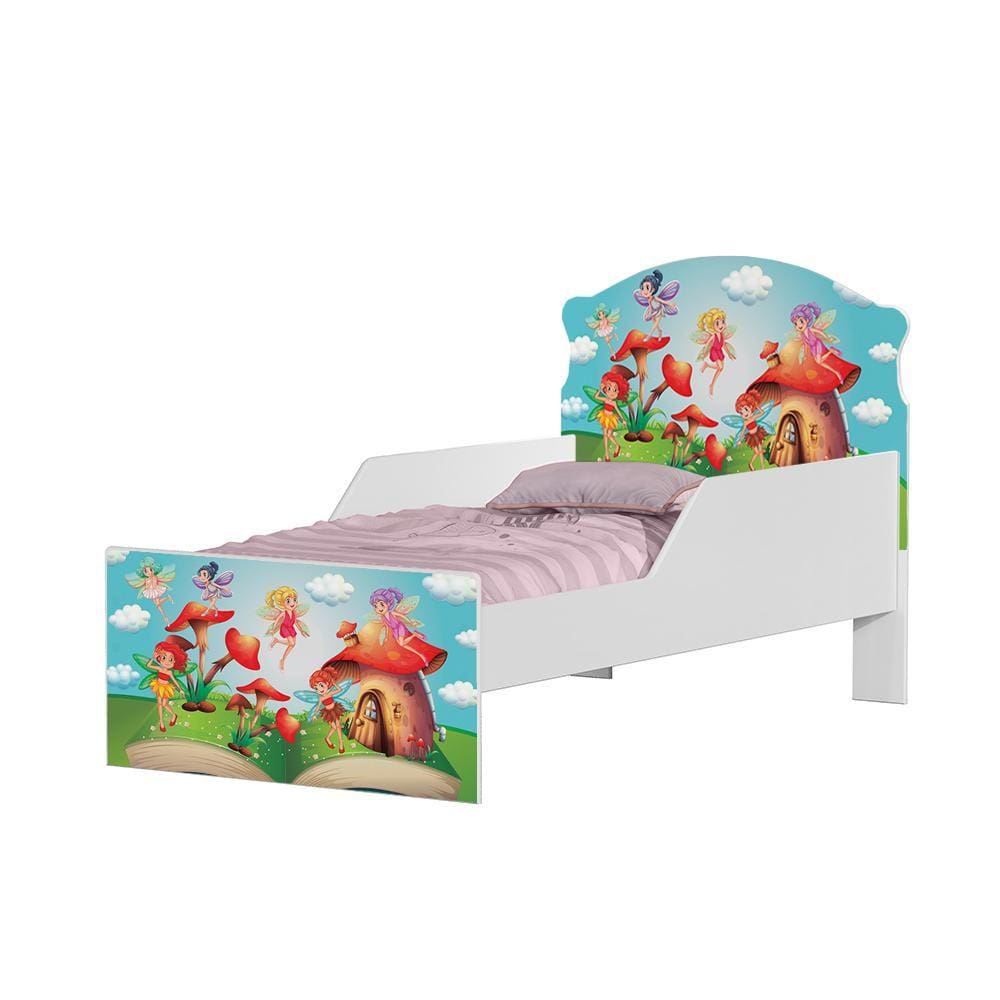 Mini Cama Fadinhas Meninas Com Colchão