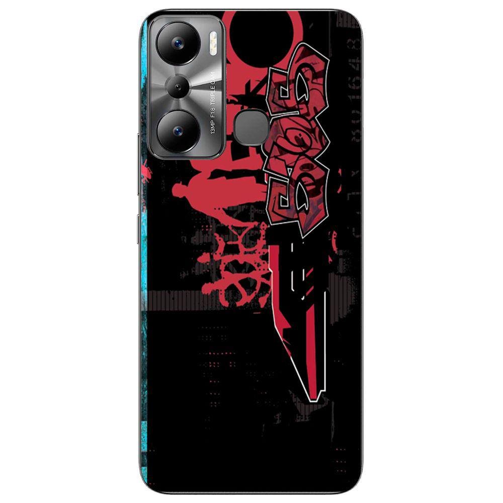 Capa Adesivo Skin055 Verso Para Infinix Hot 20i (X665E)