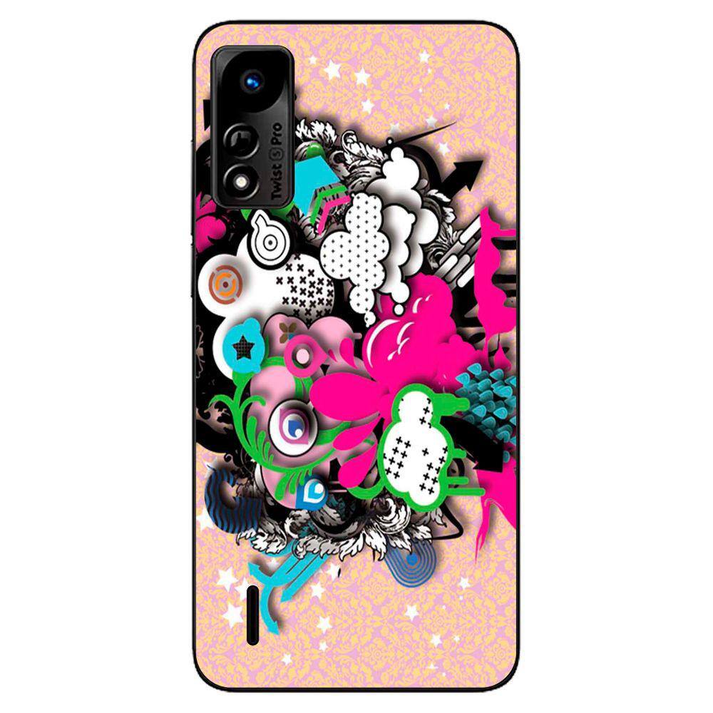 Capa Adesivo Skin104 Verso Para Positivo Twist 5 Pro S640