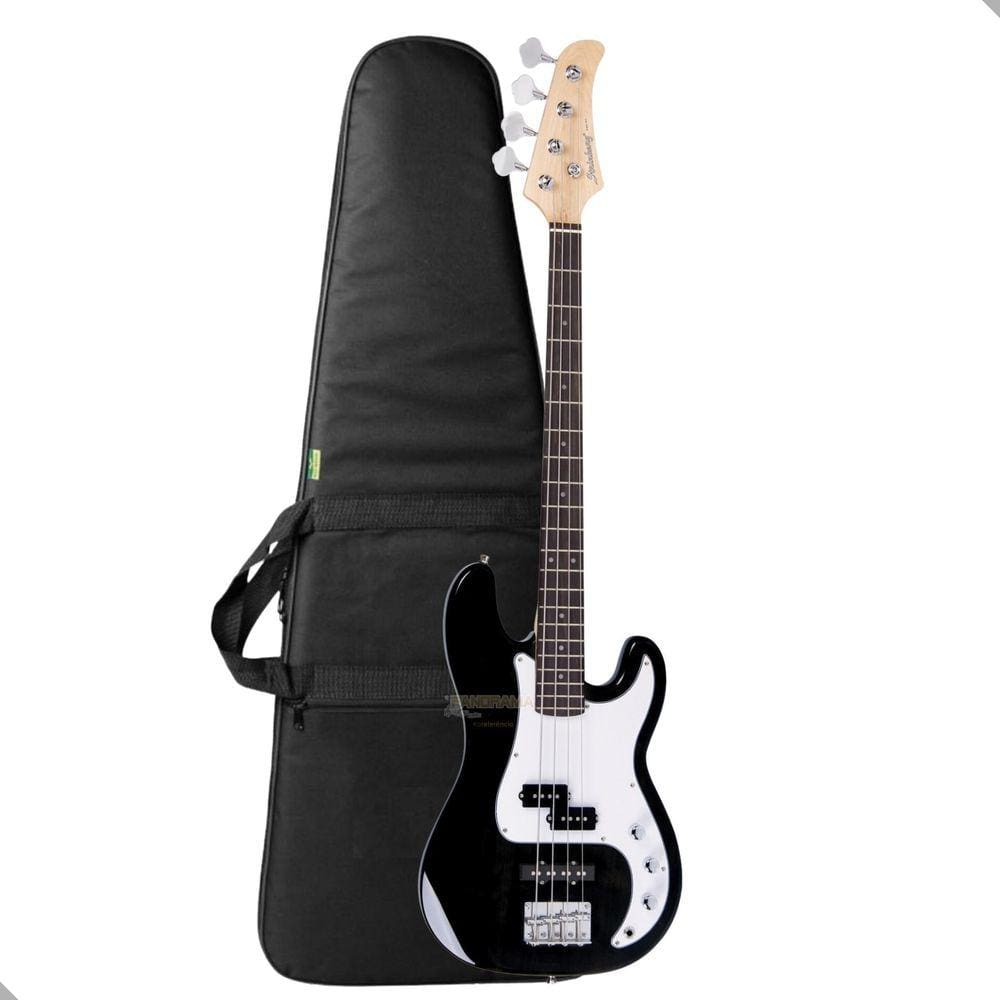 Contrabaixo 4 Cordas Passivo Strinberg Pbs40 Bk Preto + Capa