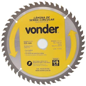 Serra Circular Vonder 235mm - 48 dentes