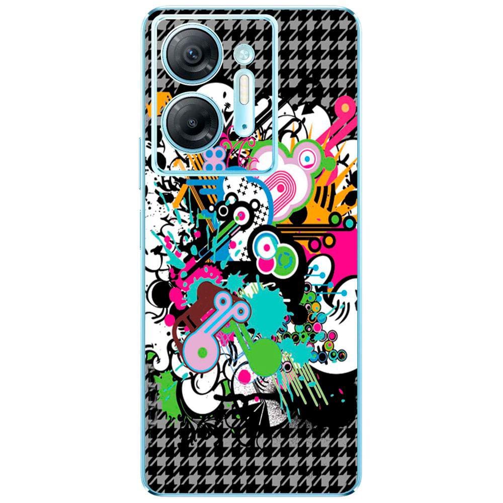 Capa Adesivo Skin022 Verso Para Infinix Hot 30 5G 2023