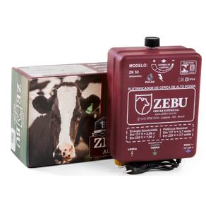 ELETRIFICADOR DE CERCA ELÉTRICA ZEBU ZK50 127V/220V Automático 50 KM