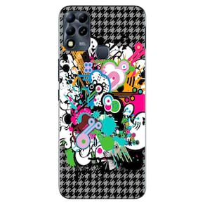 Capa Adesivo Skin022 Verso Para Infinix Hot 11 Play