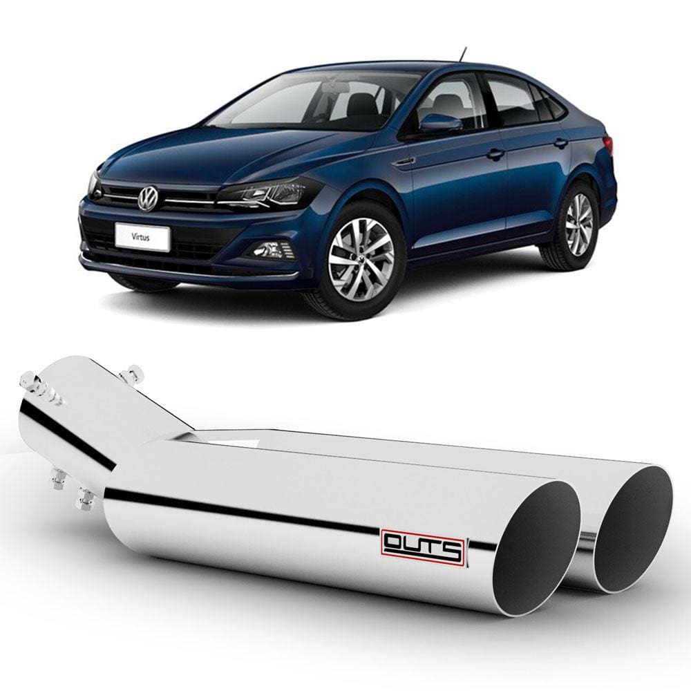 Ponteira De Escapamento Volkswagen Virtus 2018 Até 2023 Pop