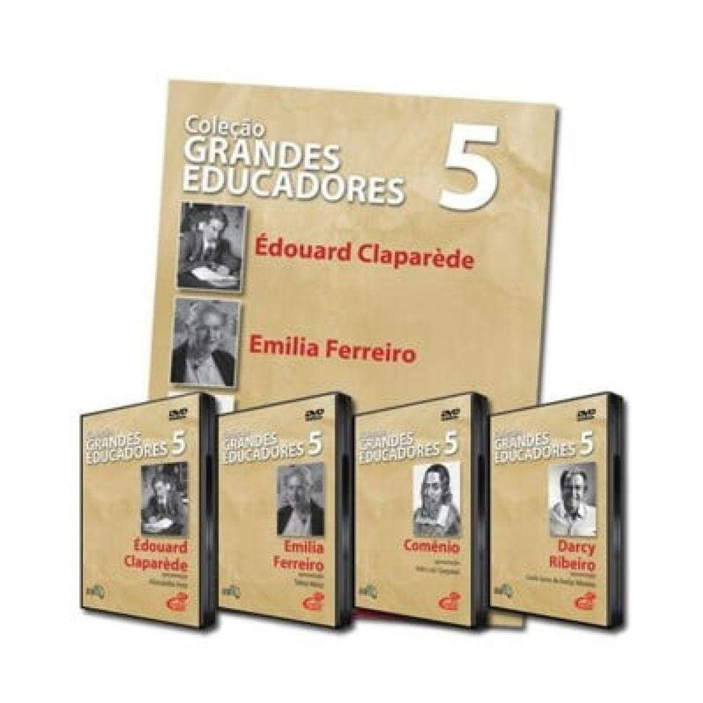 Dvds Grandes Educadores 5 Cedic Editora