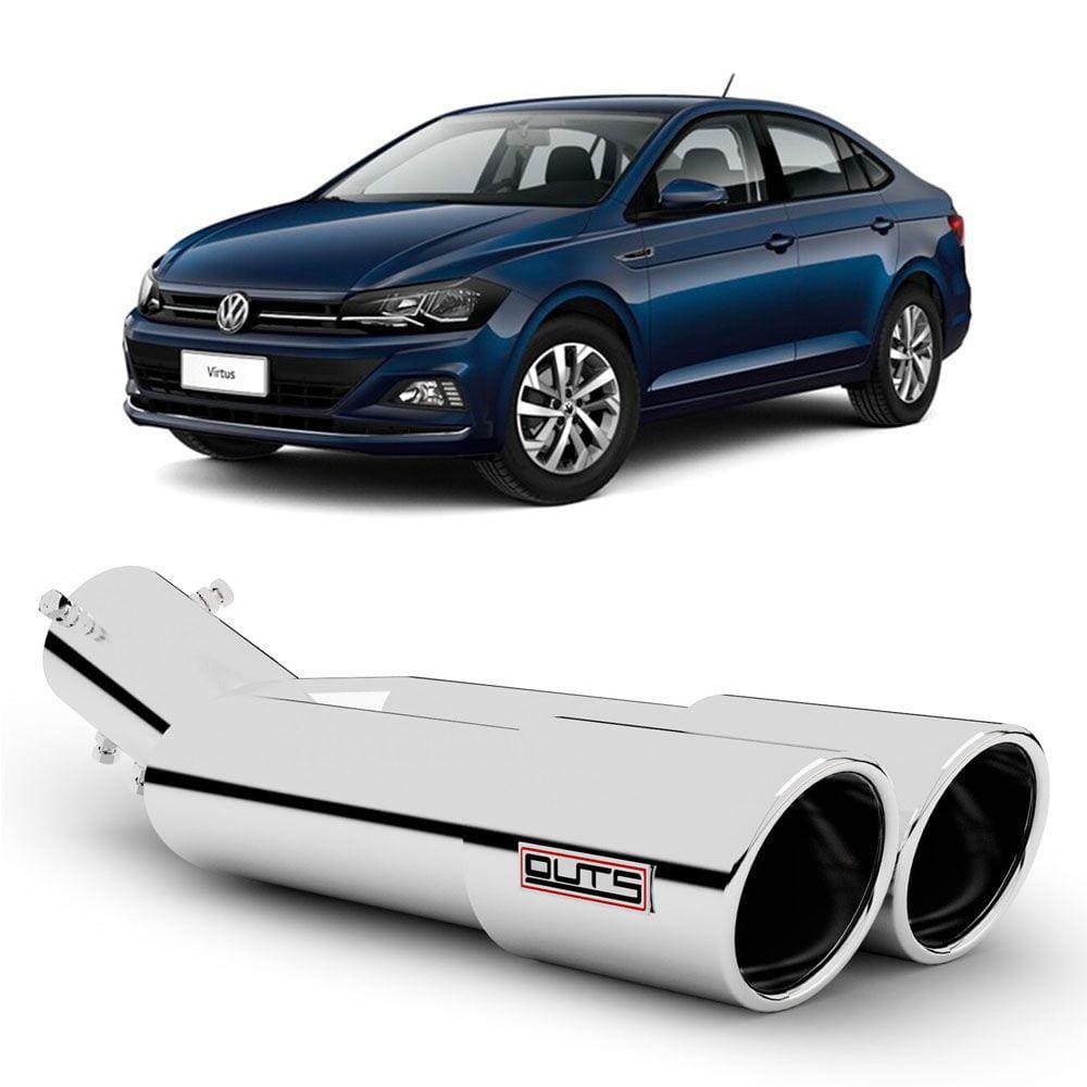 Ponteira De Escapamento Volkswagen Virtus 2018 Até 2023 Top