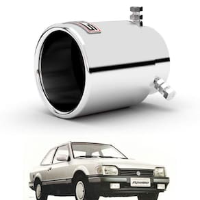 Ponteira Para Escapamento Volkswagen Apolo 1990 A 1992 Em Aço Inox