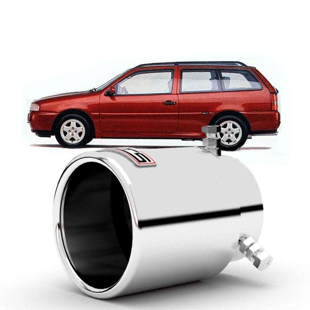 Ponteira Para Escapamento Volkswagen Parati G2 1996 A 1999 Em Aço Inox