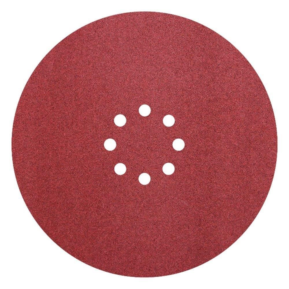 Disco Lixa Pluma Norton A257 225mm 8 Furos G080 - Embalagem com 10 Unidades