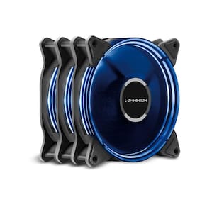 Kit 3 Cooler Harb 120Mm Azul Warrior - Ga193