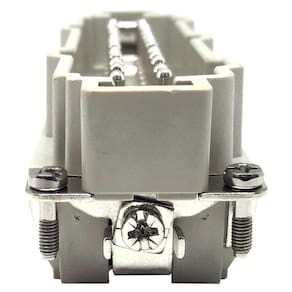 Miolo Tomada 24 Pinos Macho HE-024-M - Conector Inserto, 500V, 16A, IP65