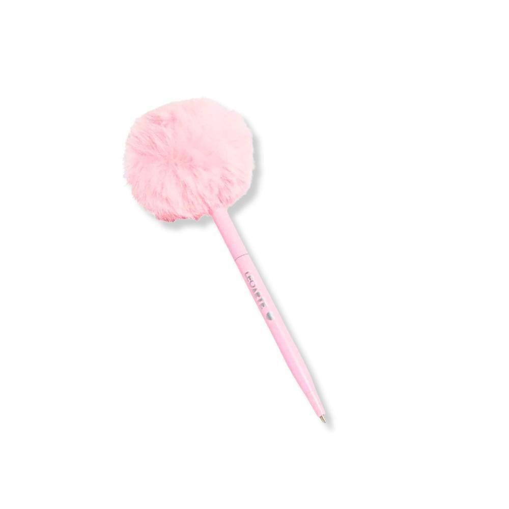 Caneta Esferográfica Com Pompom Fofinha