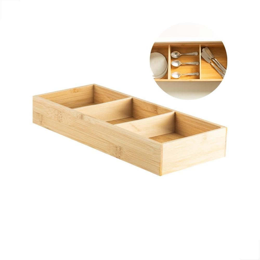 Organizador Gavetas Bambu - Máxima organização e espaço