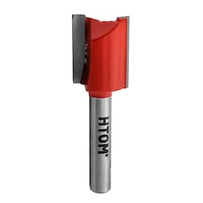 Fresa Reta 16Mm 5/8 Haste 1/4 Corte Duplo Metal Duro Tupia