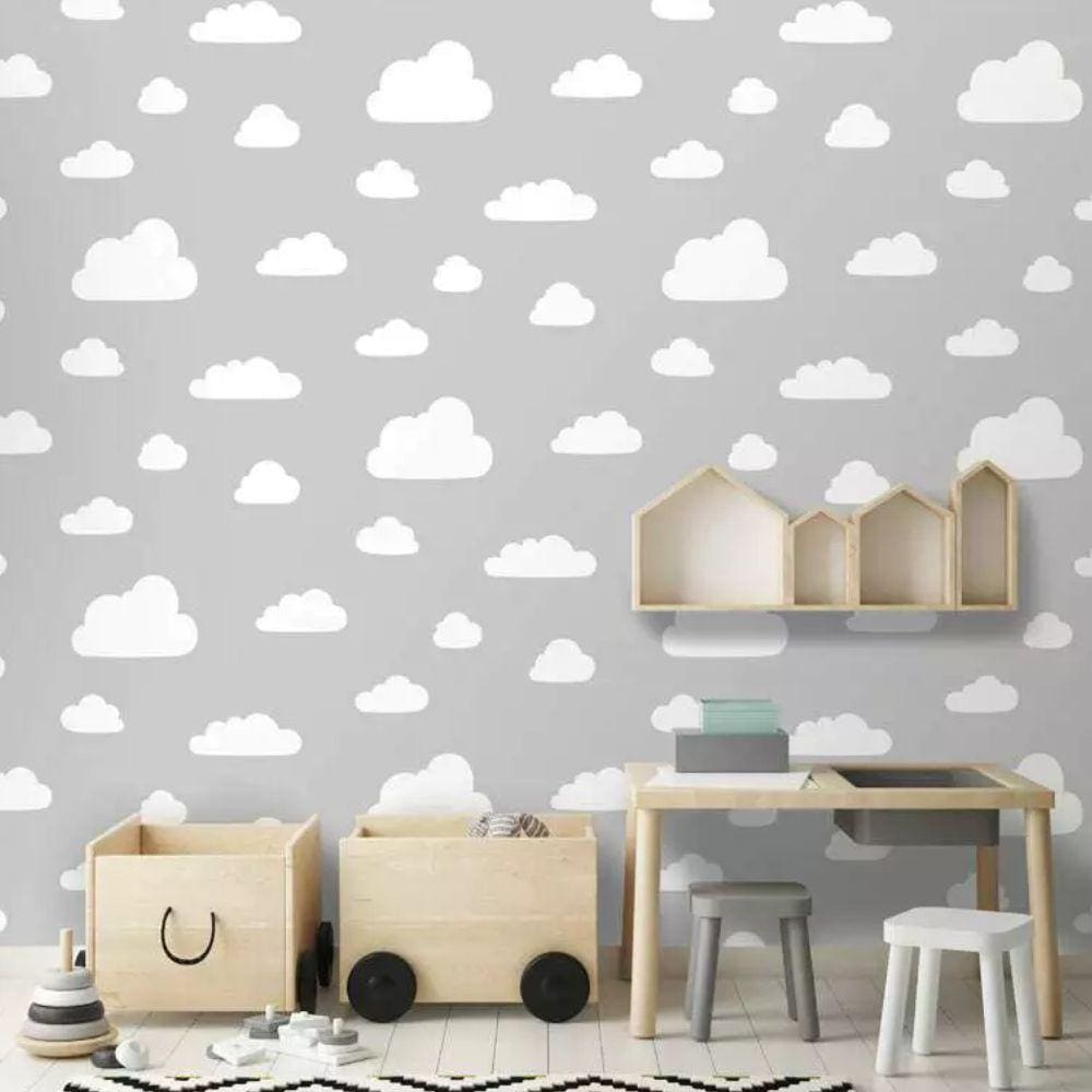 Papel de Parede HF Petit Infantil Cinza 61819