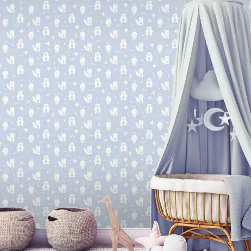 Papel de Parede HF Petit Infantil Azul 91311