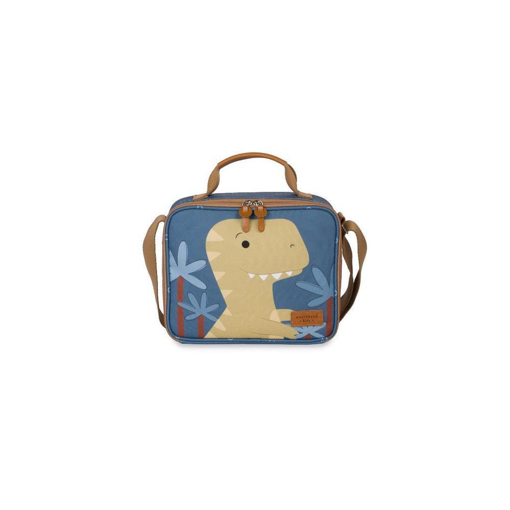 Lancheira Kids Dinossauro Azul - Masterbag