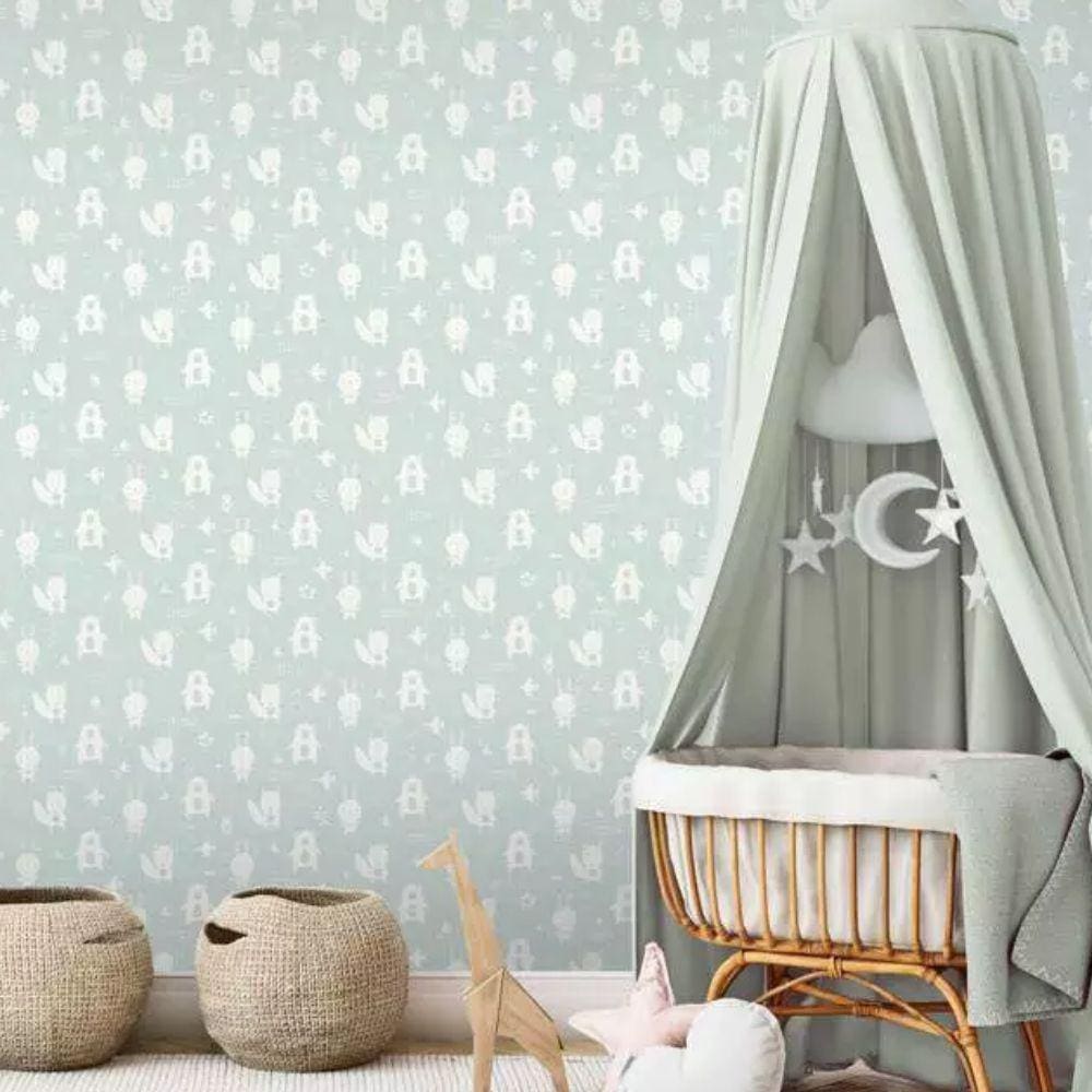 Papel de Parede HF Petit Infantil Azul 91304