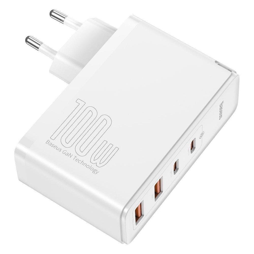 Carregador 100W Gan Quick Charger 4 Portas 2C+2A Cabo Usb-C