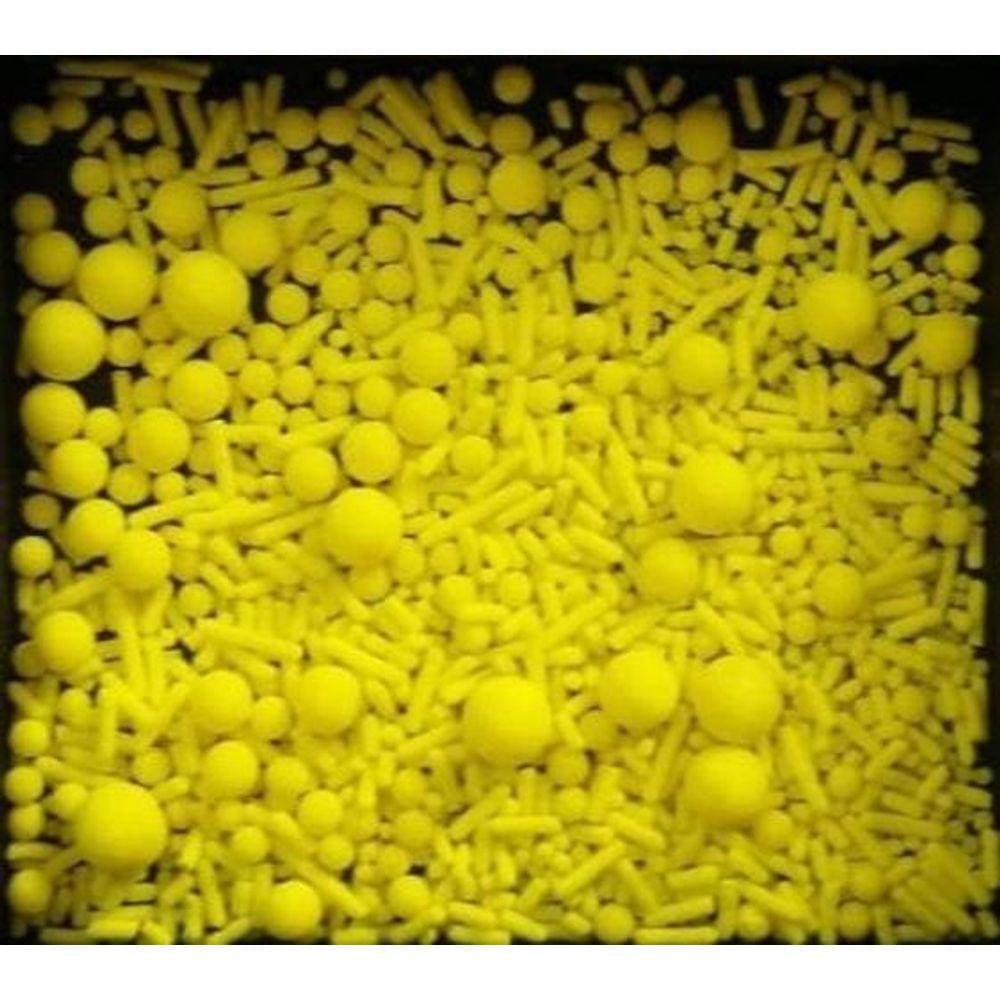 Confeito de Açúcar Sprinkles Amarelo Neon 529 Jady 50g