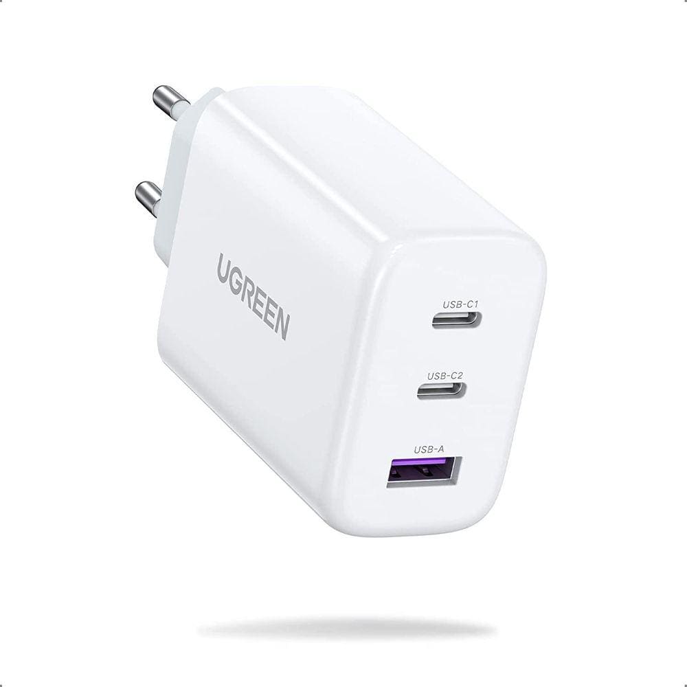Carregador 65W Usb-C Gan Pd Rápido Carregar 3 Dispositivos