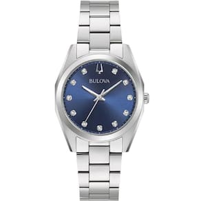 Relógio Bulova 30Mm Feminino Surveyor 96P229 Diamantes