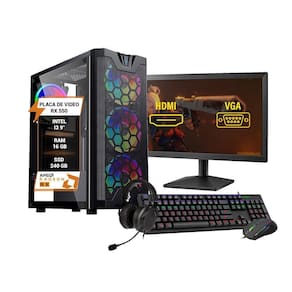 Pc Gamer Completo I3 9 16Gb Rx550 4Gb Hd 1Tb Ssd 240Gb