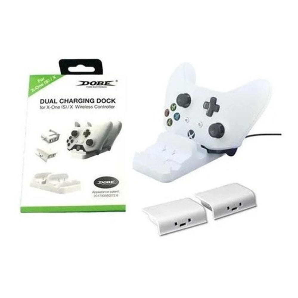 Carregador Duplo Controle Xbox One-S/X +2 Baterias