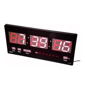 Relógio Parede Digital Painel Led Grande,Data,Termometro 46C