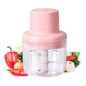 Mini Processador Moedor Elétrico Alimentos Alho Sem Fio Usb