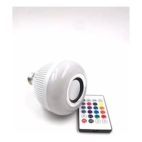 Lâmpada LED RGB Luuk Young WJ-L2 com Caixa de Som Bluetooth