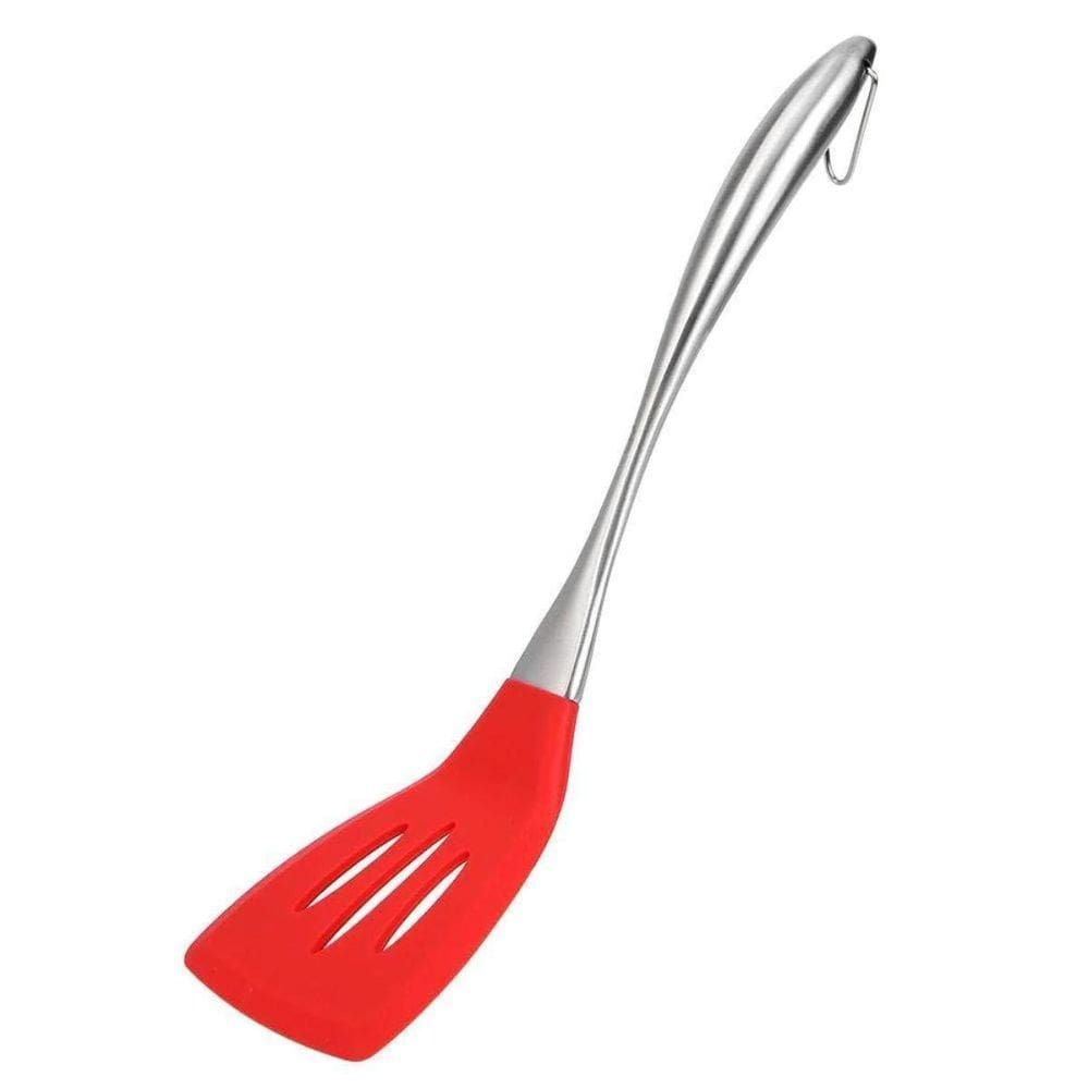 Espátula Taira Home em Aço Inox e Silicone 35cm Vermelho