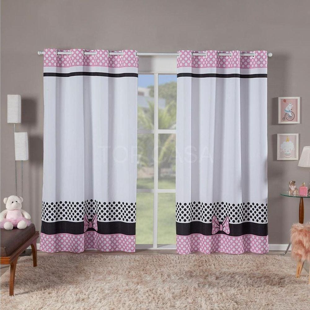 Cortina Infantil Estampada 3,00x2,20m 100% Poliéster