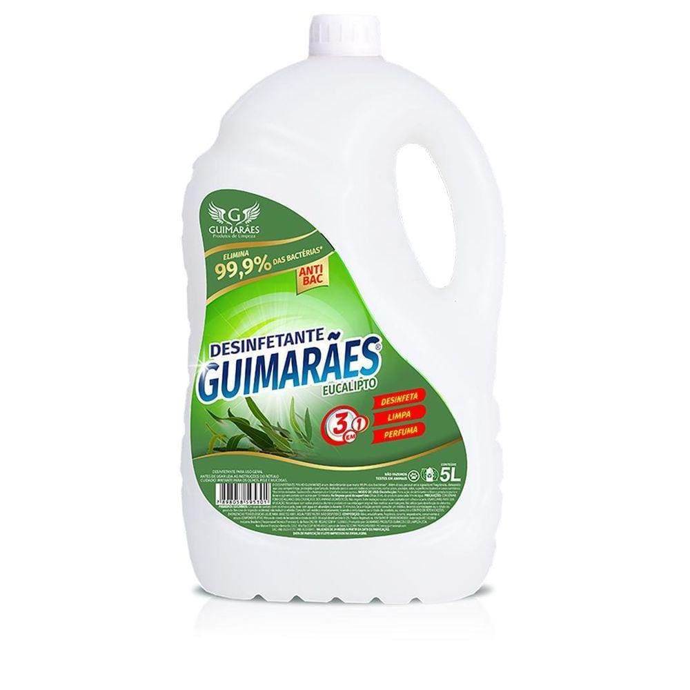 Desinfetante Pinho Guimarães - Mata 99,9% das bactérias