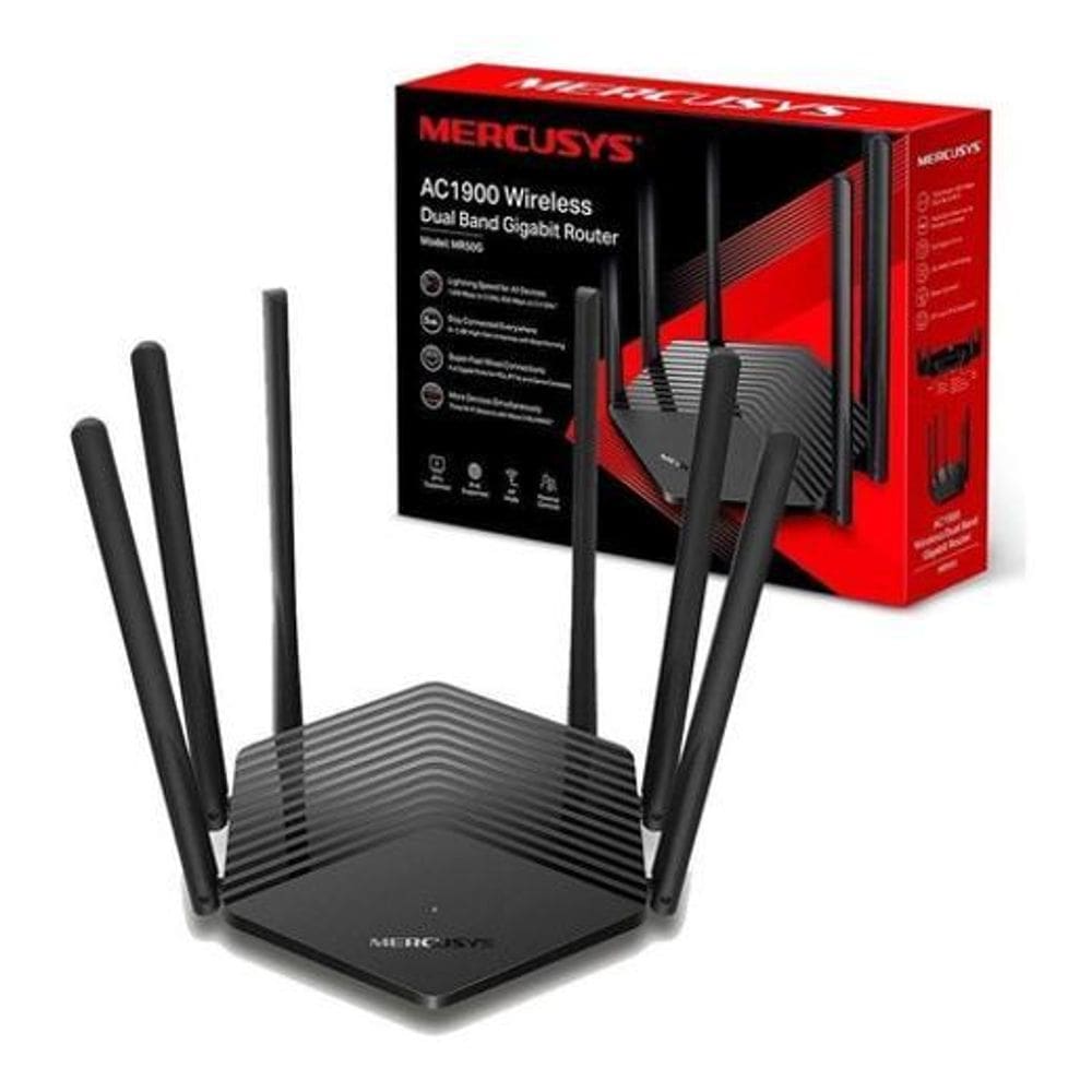 Roteador Mercusys MR50G AC1900 - Dual Band 2.4/5GHz