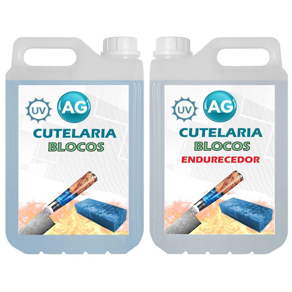 Resina Epóxi Para Cutelaria Blocos Ag 700G