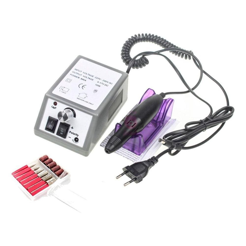 Lixadeira Lixa Motor Unha Elétrica Profissional Gel 110/220V