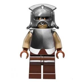 Boneco Blocos De Montar Moedor Orc Medieval Anéis
