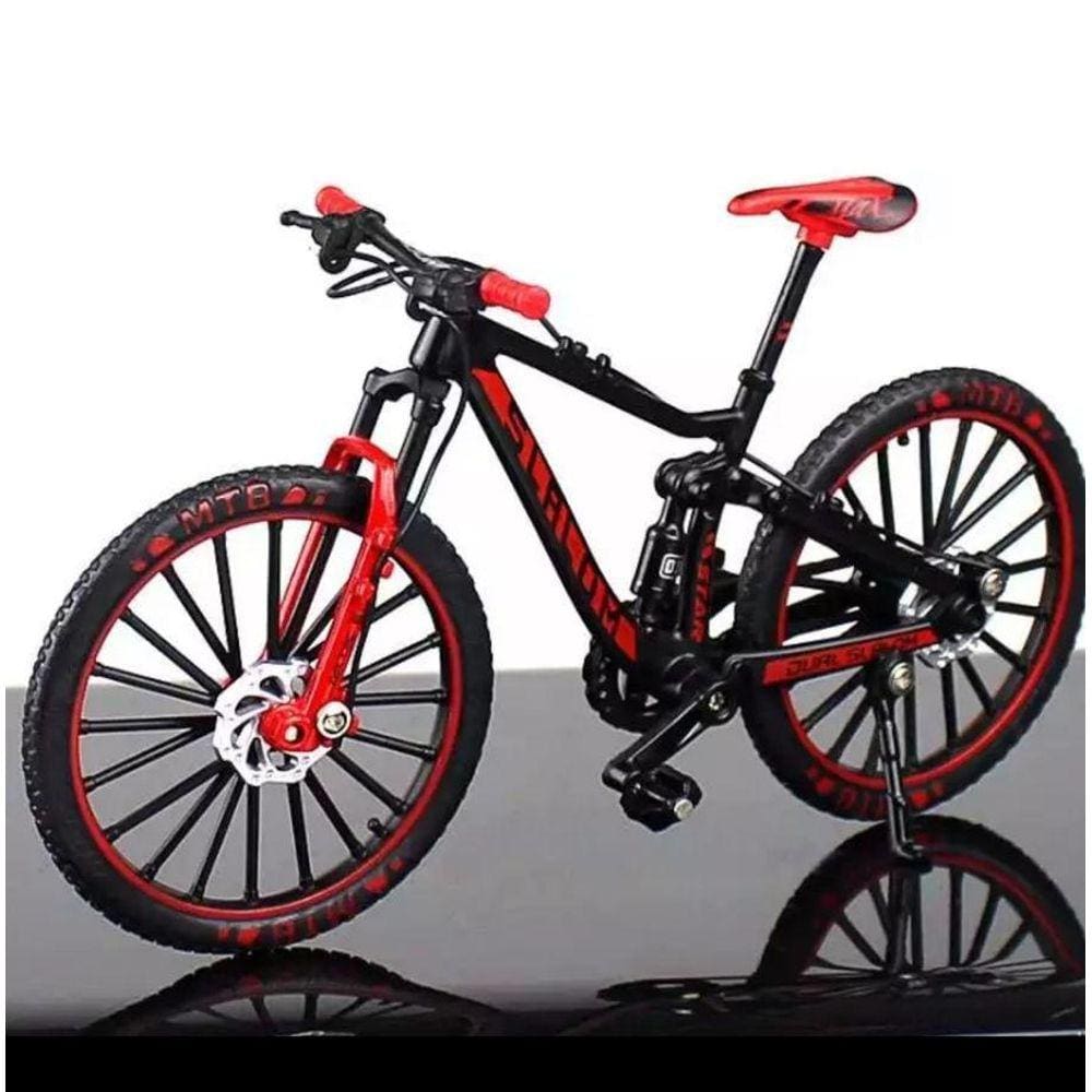Bicicleta Miniatura Slalom Red Escala 1:10 Bike Decoração