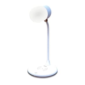 Luminária De Mesa Led Lumiplay Branca Elgin