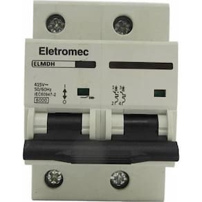 Disjuntor Tripolar 80A Curva C 6Ka 415V Eletromec