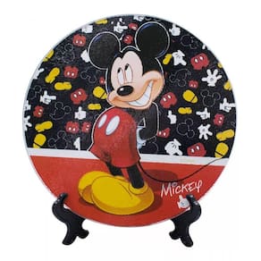 Suporte Panela Vidro Mickey 20x20cm - Disney