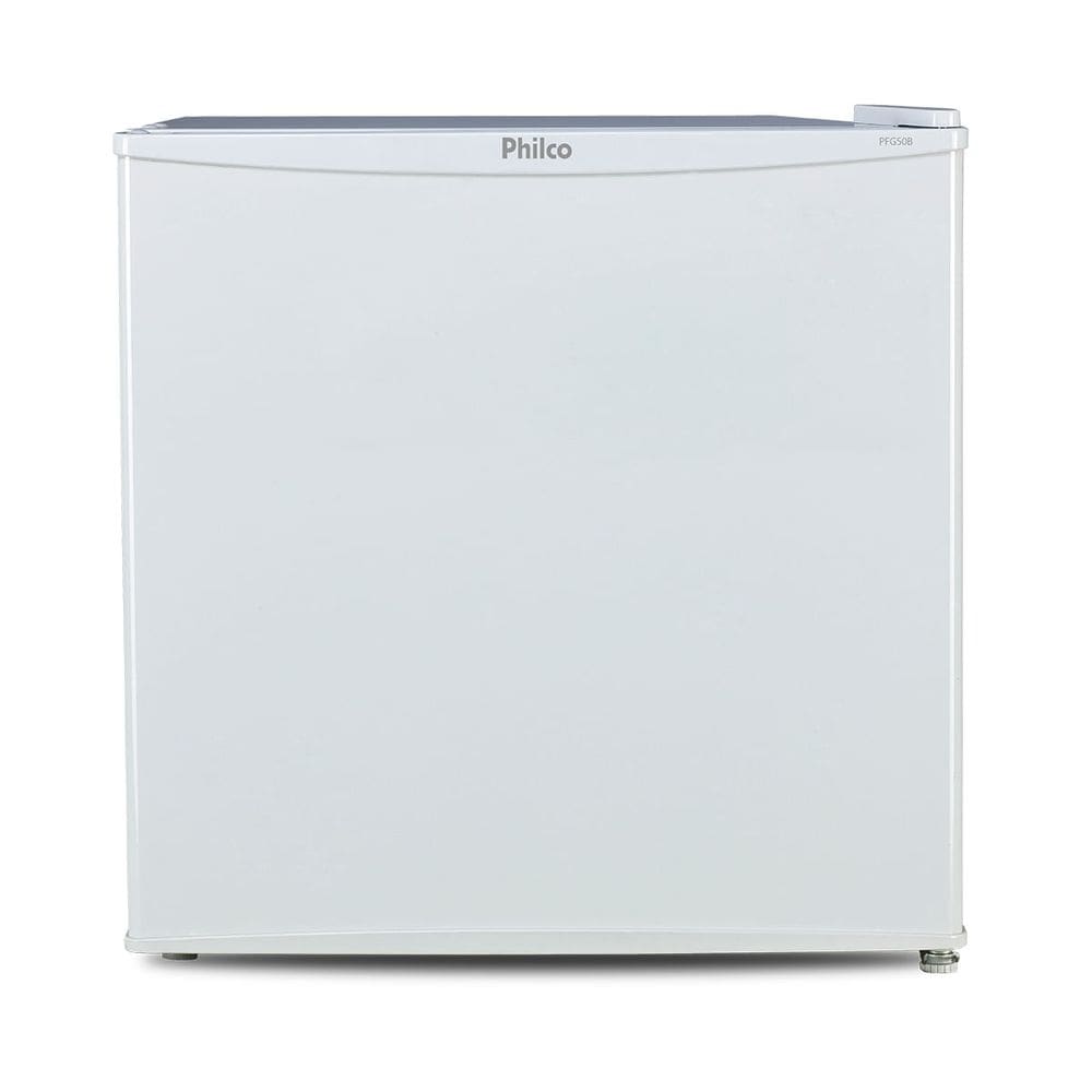 Frigobar Philco 45L 1 Porta Degelo Manual e Porta Garrafas PFG50B Branco - 110V