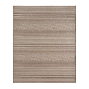 Tapete Buzios Arraial 49 Marrom/Azul 3,00X4,00